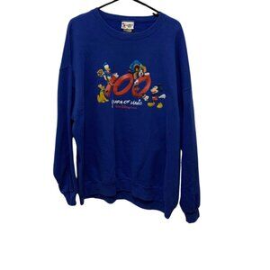 Vintage Walt Disney World 100 years of magic crewneck sweatshirt Blue XXL